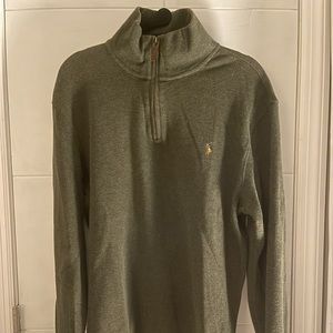 Polo Ralph Lauren Green zip sweater (Medium)